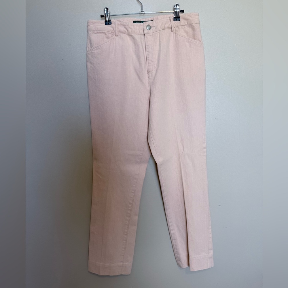 Ralph Lauren light pink jeans size 8 LRL